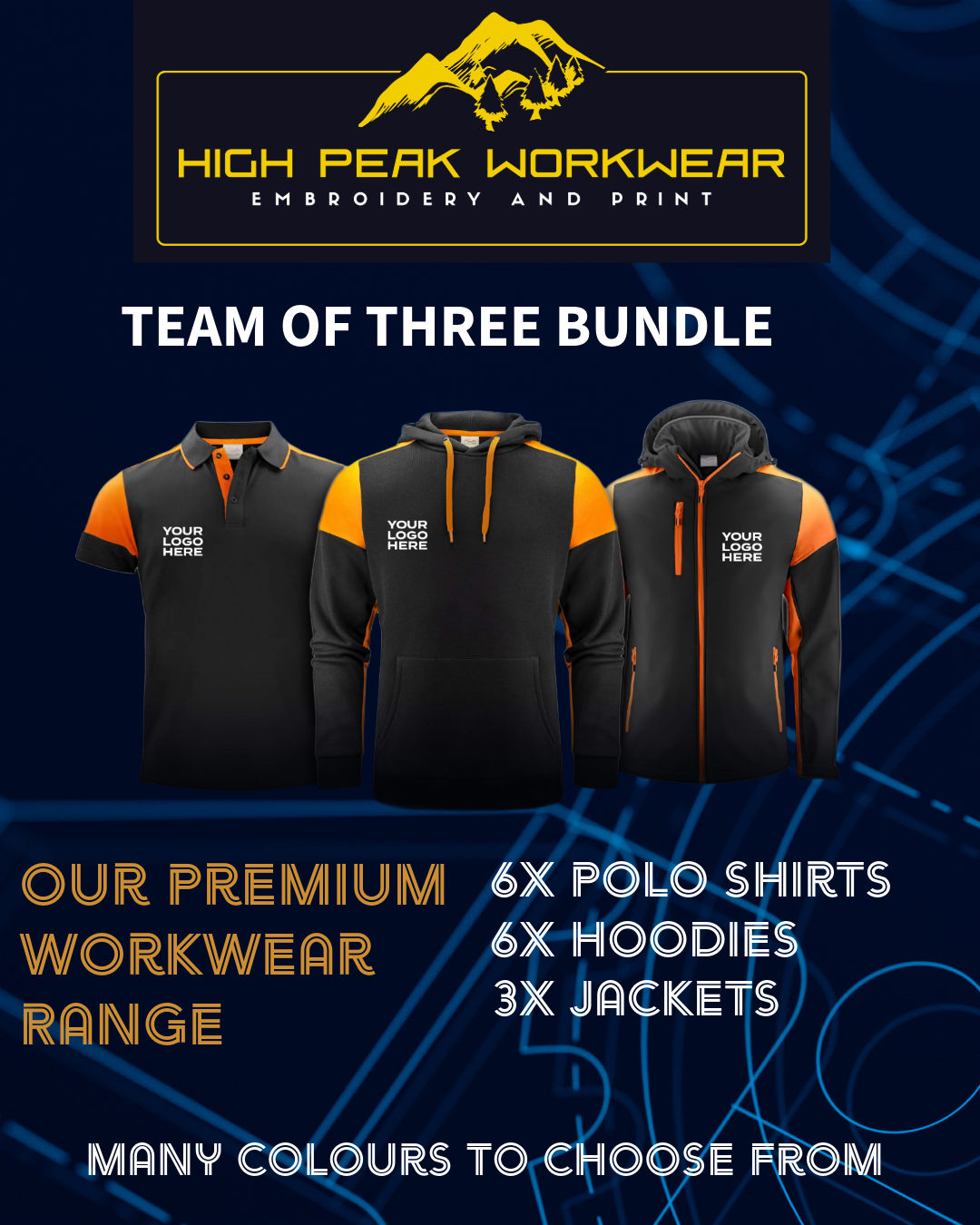 Premium team of 3 bundle