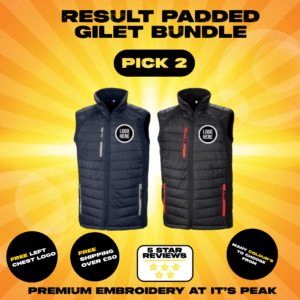 2x Result Compass Padded Gilet Package
