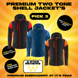 Pick 3 premium two tone shell Jacket's